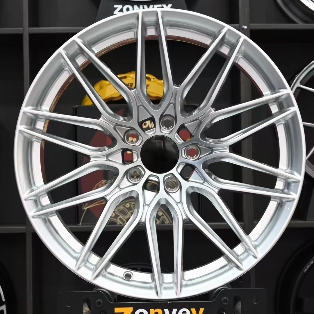 High Quality Hot Sale Deep Concave 24 Inch 8x6.5 Brushed Silver Monoblock Forged Wheel for Second Hand Cars SUV