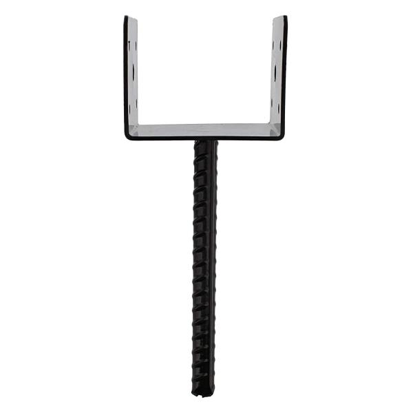 Estampagem marrom, perfurando, dobrando, 4 x 4 Post Anchor Connector, suportes de montagem de aço pesado