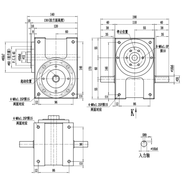 Hollow Flange Type Cam Indexers For Integrated Wiring In Disc Type Machining Tools
