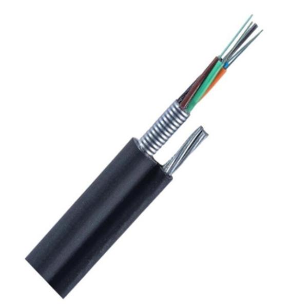 Fig 8 Fiber Optical Cable GYXTC8S Armored 6 Core Single Mode Fiber Optic Cable