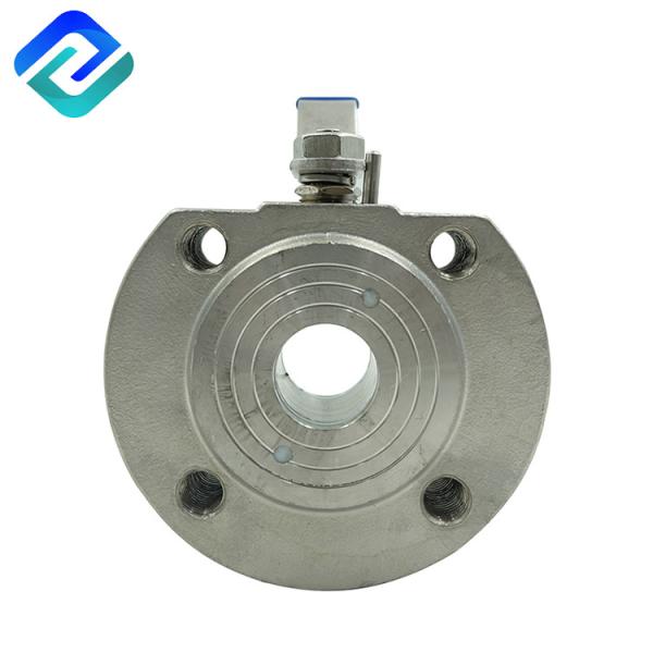 Pull Handle Manual Wafer Type Flanged Casting Ball Valve