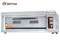 Commercial Bakery Shop Gas Oven,One Deck Three Trays Baking Oven With Glass Viewing Door
