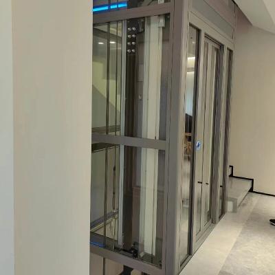 Traction Home Elevator With 30M Travel Height Driven By Gearless Traction System ISO9001 Certified