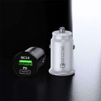 palladium QC3.0 Mini Car Phone Charger de remplissage rapide de 18W 20W