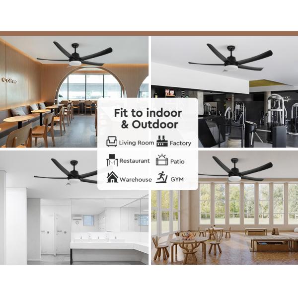 ceiling fan 38W потолочный вентилятор тома воздуха 56 дюймов большой безшумный со светлым выбором 5 скоростей
