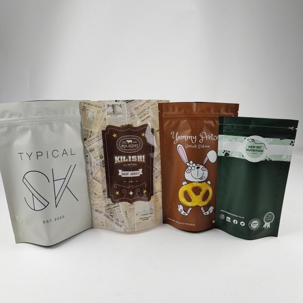 Os alimentos para animais de estimação feitos sob encomenda de 250g 500g levantam-se biodegradável amigável de Eco do malote