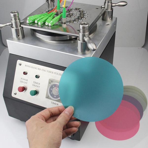 1um 3um 9um 30um Fiber Optic Diamond Polishing Film Round Type Fiber Polish Film