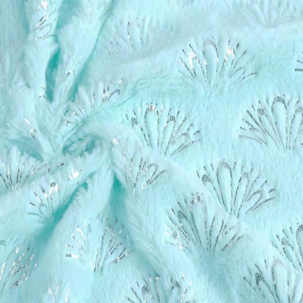 Recycled High Quality Super Soft Touch Sector Korea Velvet Fabric  Design Foil Fabric Polyester PV Velvet Pattern Fabric