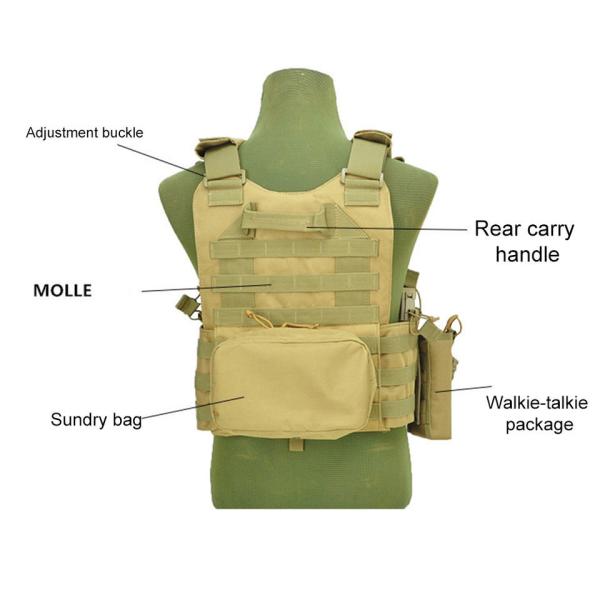 Outdoor Training Tactical Heavy Duty Modular Operator Plate Carrier Loading Tactical Vest
