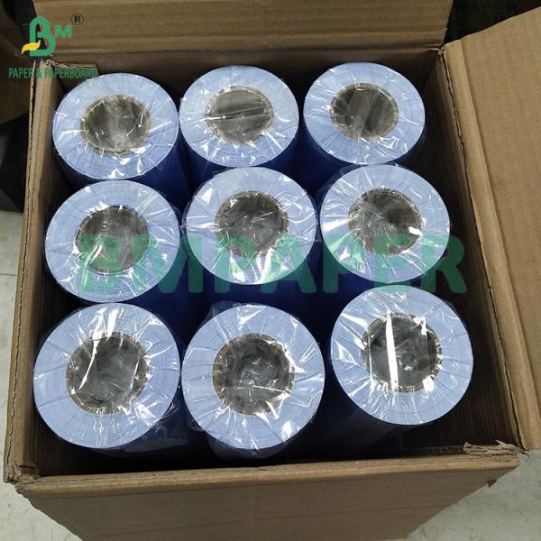 20LB 24 de lado único azul violeta brillante CAD Plotter de ingeniería de bonos rollos de papel