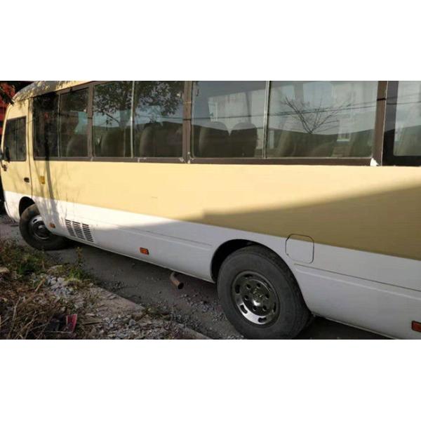Diesel Fuel Reliable Second Hand Toyota Coaster Bus 1HZ Engine With 29 Seats