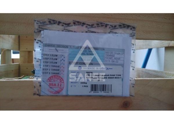 244-8483 SBS120 hydraulic pump for CAT320C excavator , orignal handok motor assy , made in korea