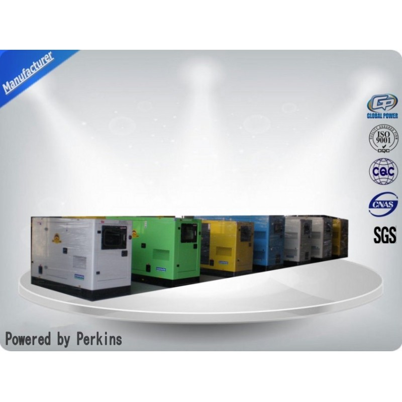 Three Phase Canopy Industrial Power Generators Low Noise 4 Pole Water - Cooled
