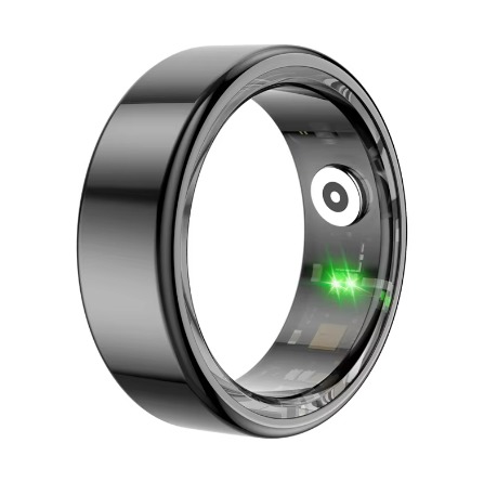BLE5.0 Smart Ring with IP67 Waterproof and 17mAh Battery Health Tracker for Heart Rate and Sleep Monitoring