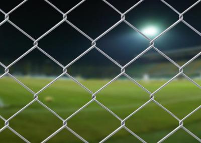 Zinc Coated Cyclone Mesh Fencing 60*60mm Pvc Coated Diamond Mesh