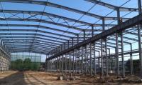 A construção de aço da oficina 1500㎡ com as chapas de aço coloridas telha &walls