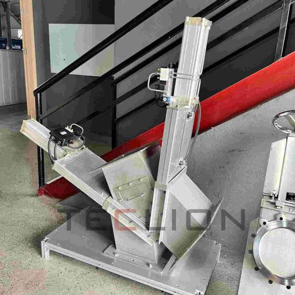 Valve de déviation à double lame en acier inoxydable pour le transport de matériaux