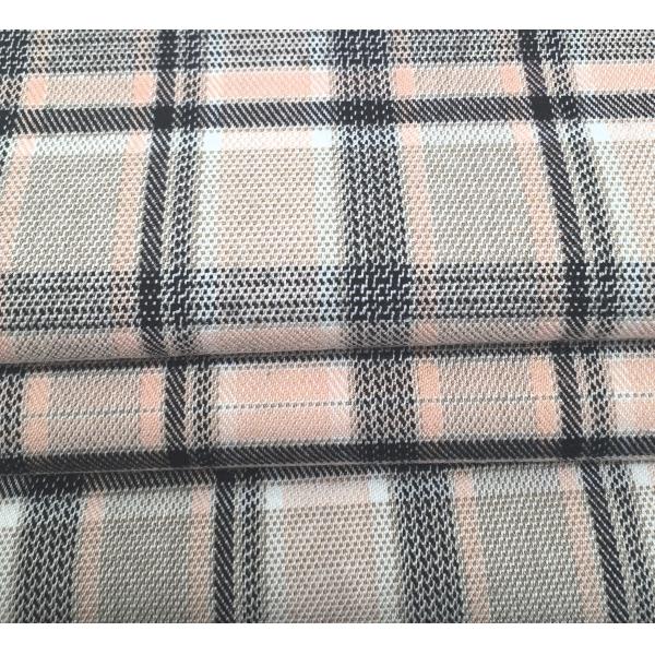 Trendy Pink Black Striped Textile Fabric for Fashionable Apparel Clothing Design