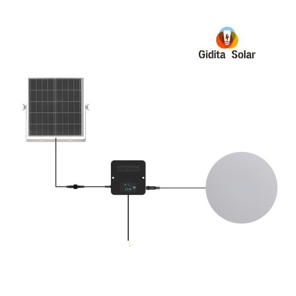 3W Energy Box Residential Solar Ceiling Lighting System with Switch Control Bulb 180mm