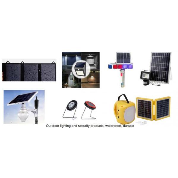 Waterproof ETFE Laminated Polycrystalline Silicon Solar Panels 5.5W Long Lifespan