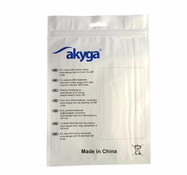 Matt black design plastic pouch opp material plastic k pakaging bag