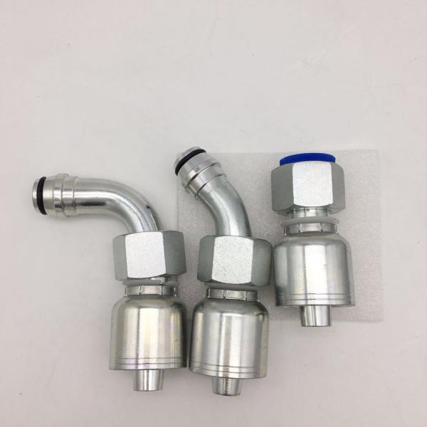 20491T-14-04 encaixes de mangueira hidráulicos da métrica do cotovelo de 90 graus com anel-O