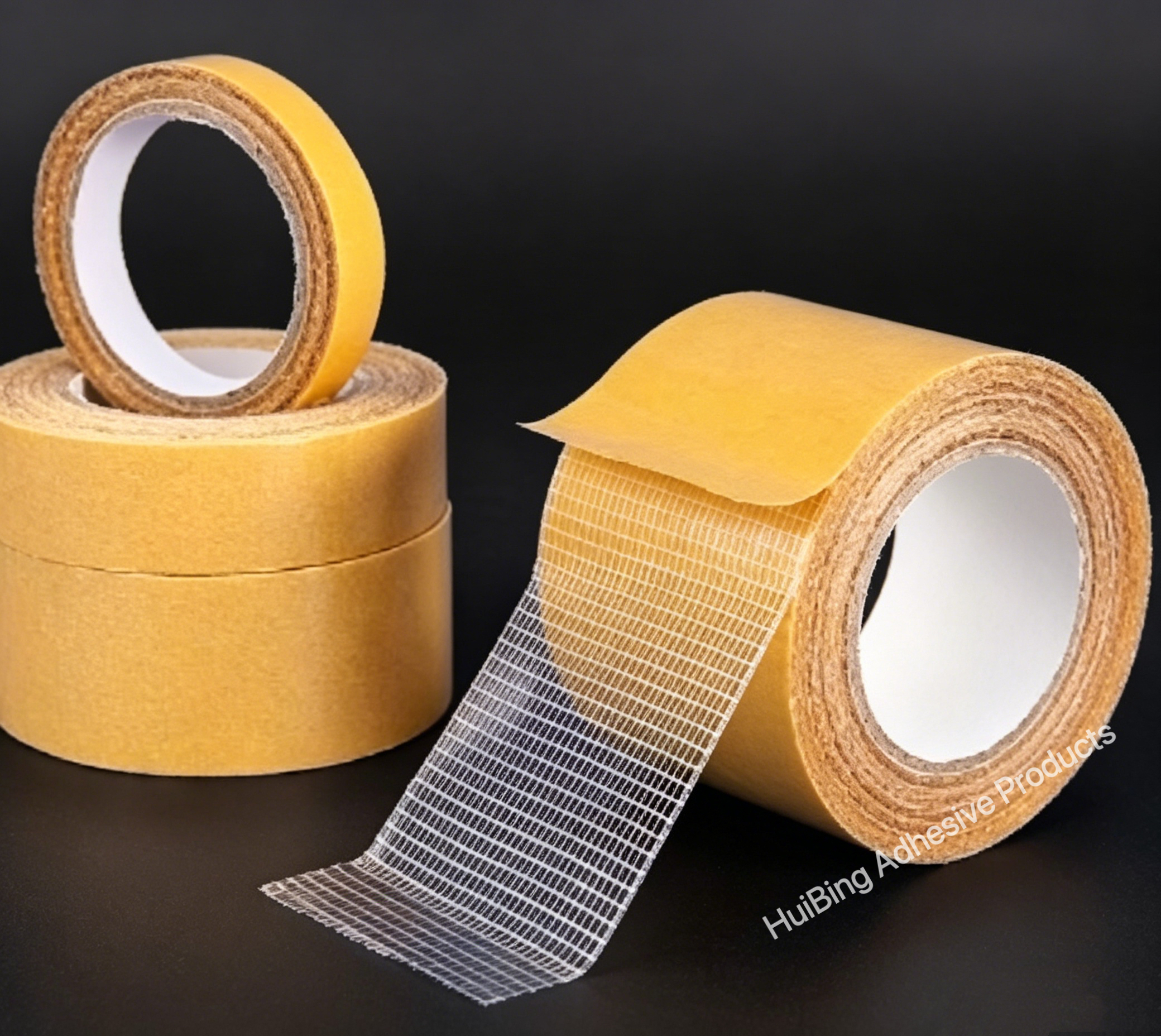 Double-Sided Cloth Tape, Heavy Duty No Residue Adhesive for Carpet, Posters & Decor, 0.17mm/0.22mm Thick, Customizable Size