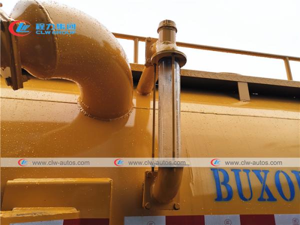 Caminhão da sução da água de esgoto de Dongfeng 6000L com a mono Keiser bomba de Jurop BP