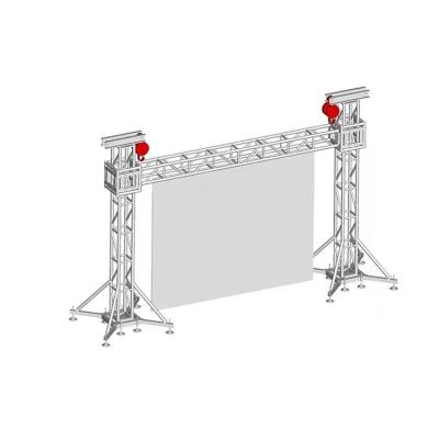 Silver Aluminum Truss Stand Custom Sizes Square Pattern DJ Lighting Truss