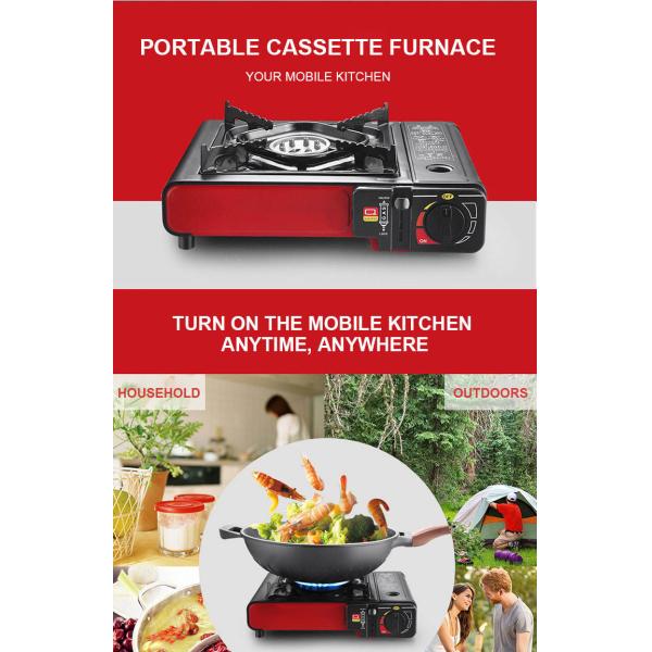 Портативный на открытом воздухе располагаясь лагерем варить безопасности горелки газовой плиты на открытом воздухе