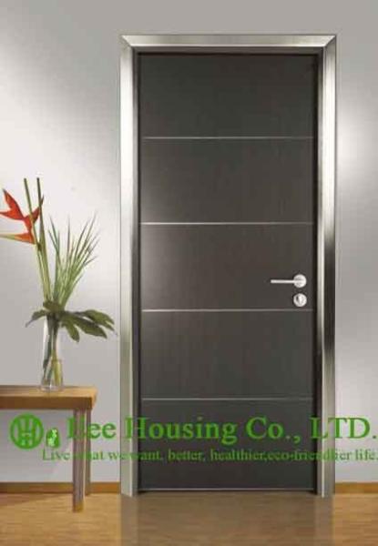 Customized Ecological Interior Door For Sale, Aluminum Modern Door For Restaurant Use