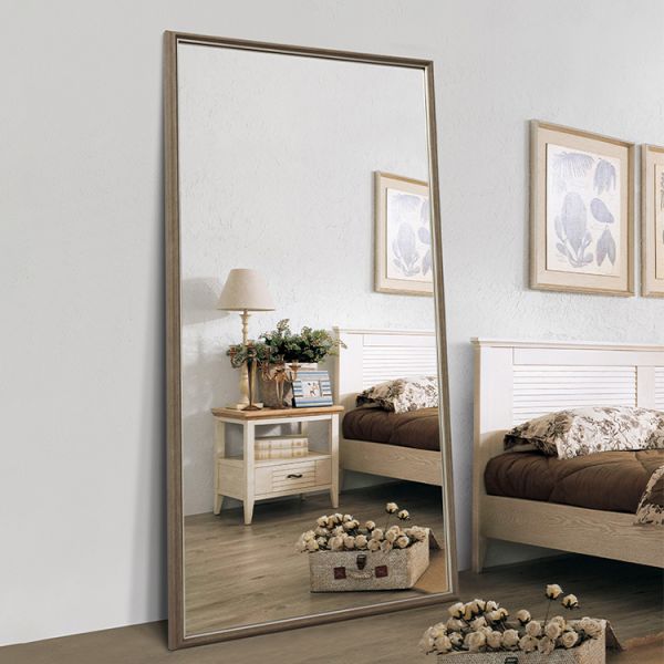 Rectangular Bathroom Vanity Mirrors , Luxury Baroque Style Wall Mirror Without Light