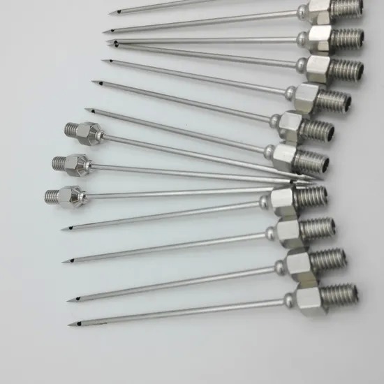 Stainless Steel Capillary Tube Side Hole Puncture Needle Tapered
