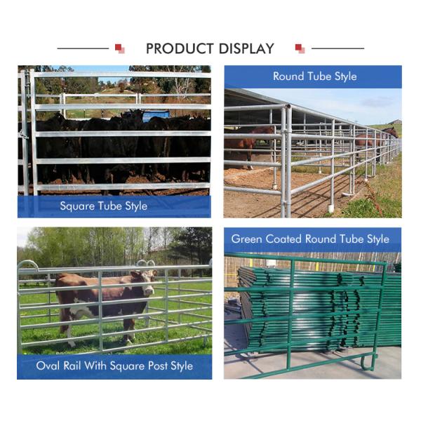 1.5m High Portable Galvanized 32OD Pipe Farm Fence Panels Heavy Duty