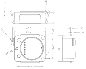 12Vdc PWM Dimming, Built-in Presence Sensor For Ceiling Light, Support Remote Control