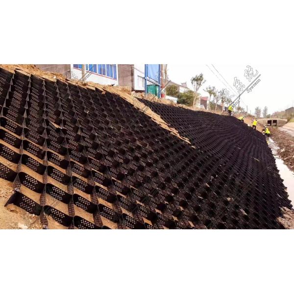 White Plastic HDPE Geocell for Slope Protection and Stable Parking Lot Load Support