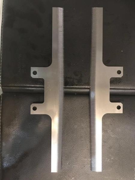 6 Inch Sharp Wear Resistant Serrated Utility Cutting Knife Blades For Plastic Bag Machine