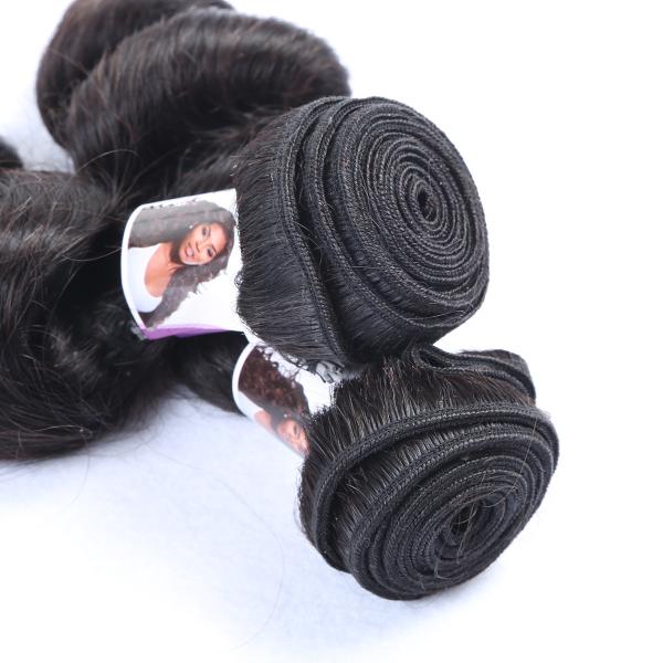 2016 New Arrival Hair Extension For Black Women, Peruvian Loose Wave Virgin Hair