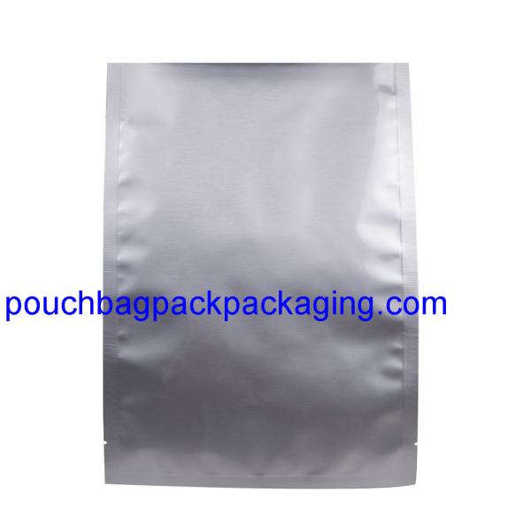 No printing aluminum foil packing bag, aluminium foil pouch bag for food