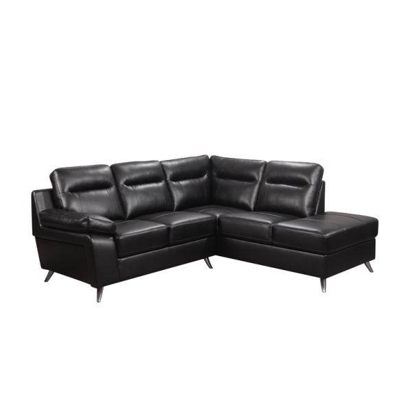 Bedroom Practical Modern Leather Sofa , Brown Contemporary Leather Furniture