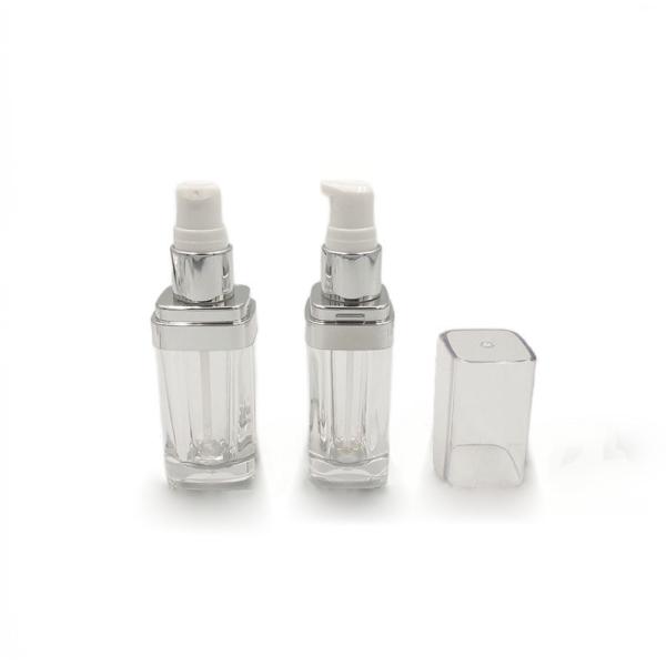 PMMA Foundation Cosmetic Packaging Bottle 33.5*97mm Leak Free