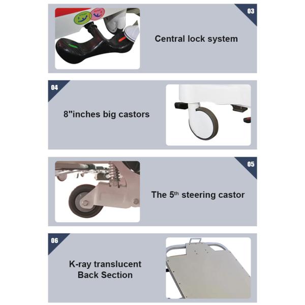 MN-YD004 Patient Multi-Function Transport Ambulance Trolley Hydraulic Stretcher for Hospital