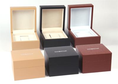 Colorful Wooden Ladies Watch Box , Custom LOGO Printing Personalized Watch Case