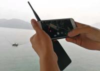 500 pontos dos gps com o mapa do sistema Google do cruzeiro do indicador de nível da bateria dos barcos da isca