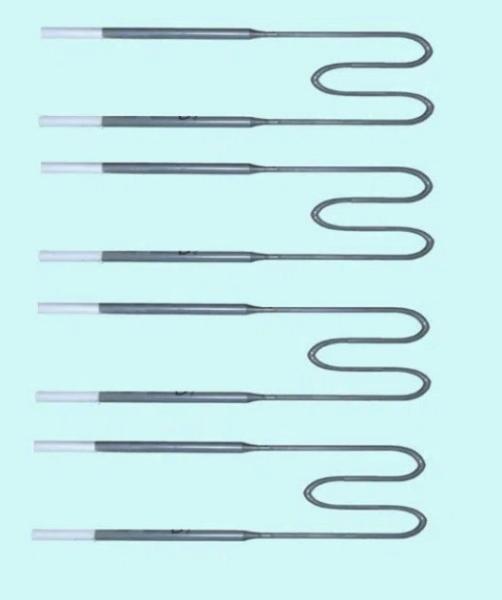 Éléments chauffants en SiC haute température, barre de carbure de silicium 1400C