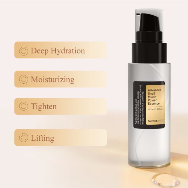 FSMF Direct Sale Mucin Snails Serum Vitamin E Anti-Aging Anti-Wrinkle Firming for Essence for Face Whitening Home Use for Adults