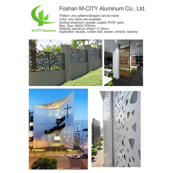 Алюминиевая с cnc перфорированная панель лазерного резания Металлическая панель обшивки из алюминия с гравированным резным листом панели для фасада