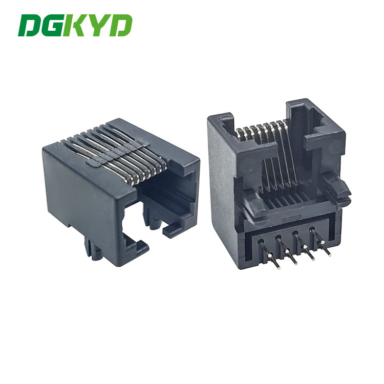DGKYD53211188IWA1DY1017 пустой соединитель 8P8C пакета RJ45 полностью пластиковый интерфейс 1X1 без СИД без экрана