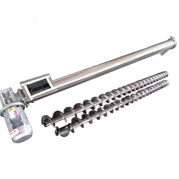 Multi-purpose Stainless Steel Screw Auger Feeder with Compact Structure for Efficient Powder and Ice Conveying