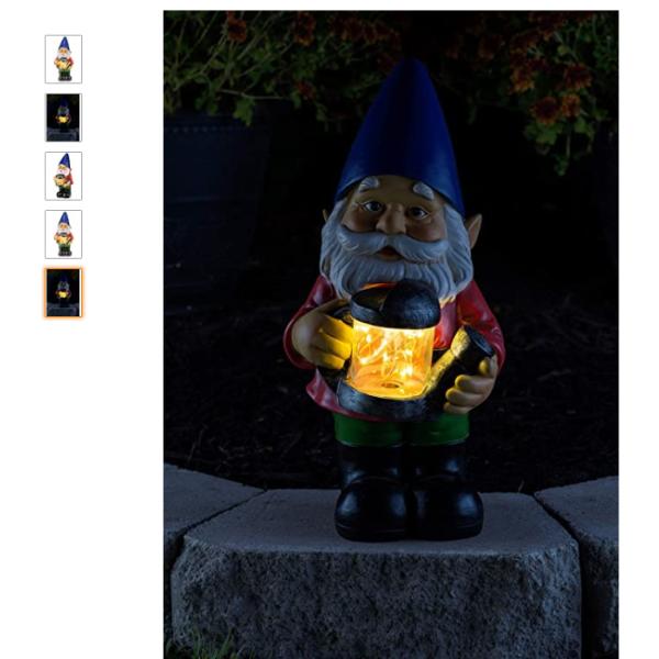 Waterproof 4W Polyresin Decorative Solar Garden Lights